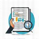 Icon representing a feasibility study report