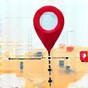 Icon representing market entry strategy